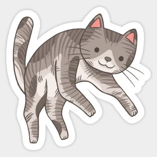 Lazy Cat Sticker